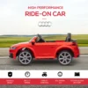 Compatible for 12V Rechargeable Battery Ride On Car w/ Remote Forward Reverse Lights Horn MP3 Player Red w/ Seat Belt Audi TT RS - Image 5