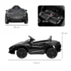 Mclaren Licensed Kids Electric Ride on Car with Butterfly Doors, 12V Powered Electric Car, Red with Remote Control, Horn, Headlights, MP3 - Image 8