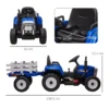 Electric Ride on Tractor w/ Detachable Trailer, 12V Kids Battery Powered Electric Car - Image 8
