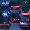 Lamborghini Veneno Licensed 12V Kids Electric Ride on Car - Image 2