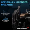 Mclaren Licensed Kids Electric Ride on Car with Butterfly Doors, 12V Powered Electric Car, Red with Remote Control, Horn, Headlights, MP3 - Image 7
