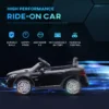 Mercedes Benz SLC 300 Licensed 12V Kids Electric Ride On Car with Parental Remote Two Motor Music Light Suspension Wheel for 3-6 Years Black - Image 7