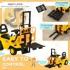 Kids Ride on Forklift Truck with Fork and Tray, Ride on Tractor with Under Seat Storage - Image 7
