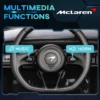 Mclaren Licensed Kids Electric Ride on Car with Butterfly Doors, 12V Powered Electric Car, Red with Remote Control, Horn, Headlights, MP3 - Image 5